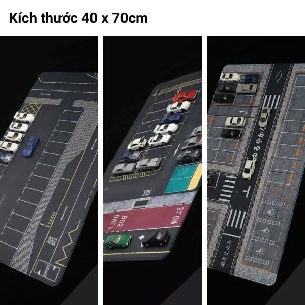  Diorama 1:64 - Bãi Đỗ Xe Dạng Thảm 