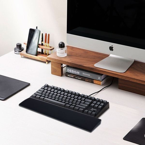  Kê Tay Bàn Phím MonsGeek Black 87 Wrist Rest 