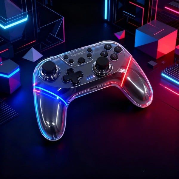  Tay Cầm Game Wireless Controller Transparent Switch 2 PC Mobile Hozkaii HQ-5301 