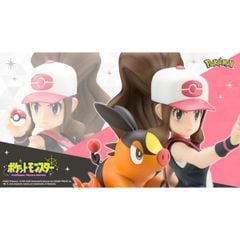 ARTFX J Pokemon Statue Touko with Pokabu - Hilda & Tepig 1/8 - Kotobukiya PV304