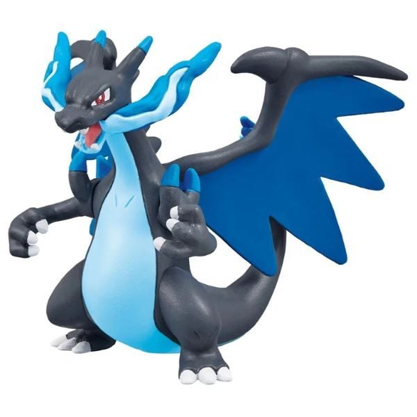 Pokemon Moncolle Mega Charizard X - Mega Lizardon X màu sắc ấn tượng