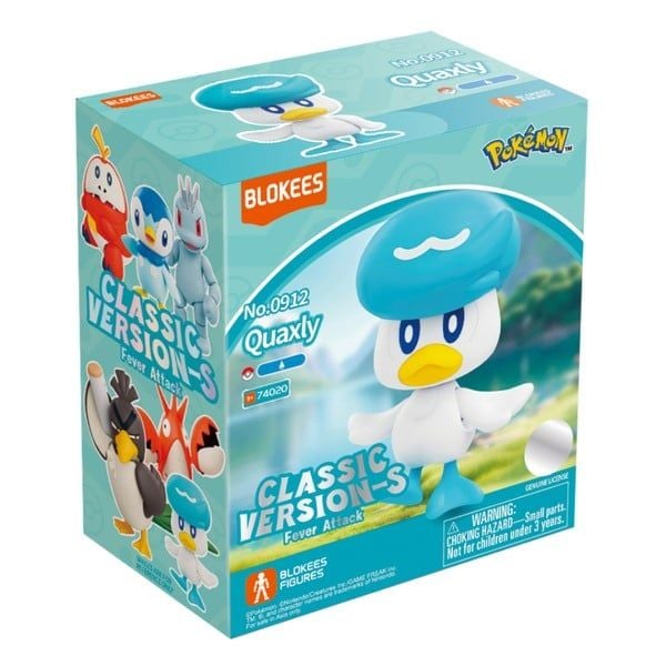  Mô Hình Blokees Pokemon Classic Ver S Quaxly 74020 