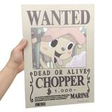  Poster One Piece V2 - Lệnh truy nã Chopper 