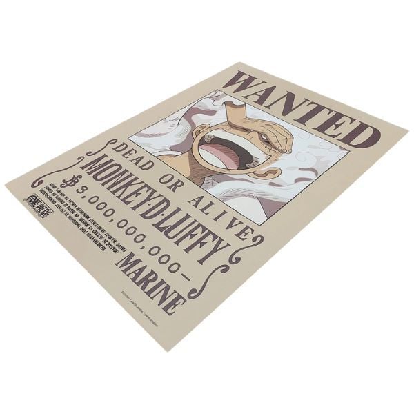  Poster One Piece V2 - Lệnh truy nã Luffy 