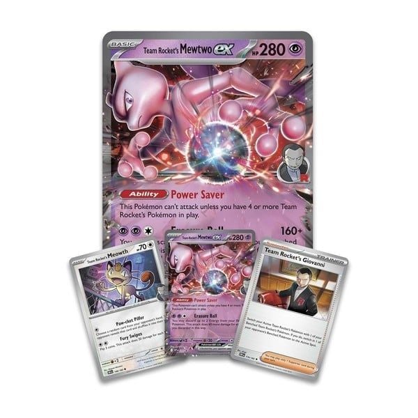 ảnh bìa vuông square thumb 1-1 Thẻ bài Pokemon TCG Team Rocket's Mewtwo ex Box tiếng Anh