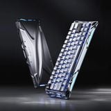  Bàn phím cơ GravaStar Mercury V60 Pro Hall Effect Magnetic Switch - Chrome Silver 