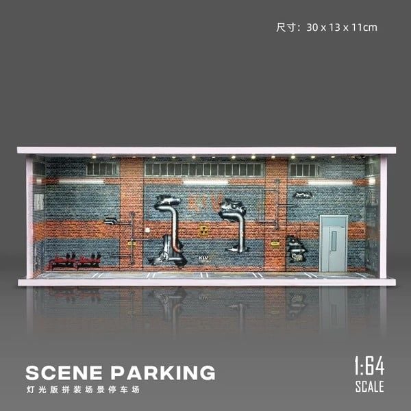  Diorama 1:64 Gara nhiều bối cảnh SCJ384 
