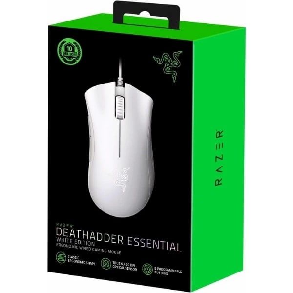  Chuột Gaming Razer DeathAdder Essential White Edition Trắng - RZ01-03850200-R3M1 