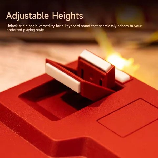  Bàn phím cơ Veekos K75 Wine Red Frost Pink Switch 