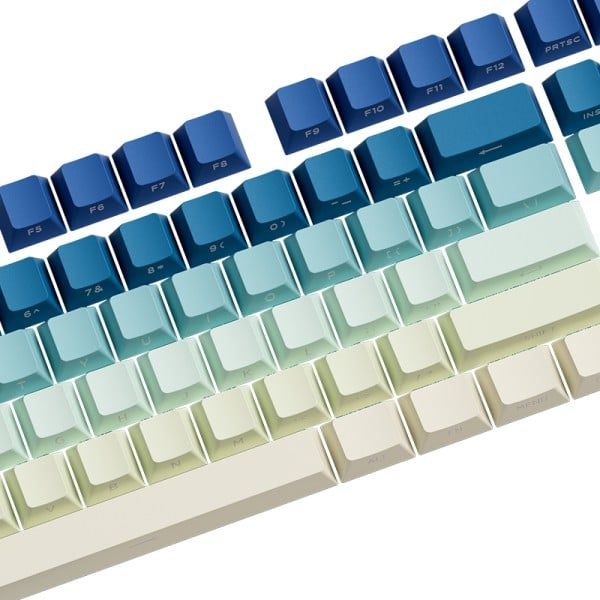  Bộ Keycap bàn phím cơ Veekos Iris Gradient 135 nút / Cherry Profile / Side-Printed 