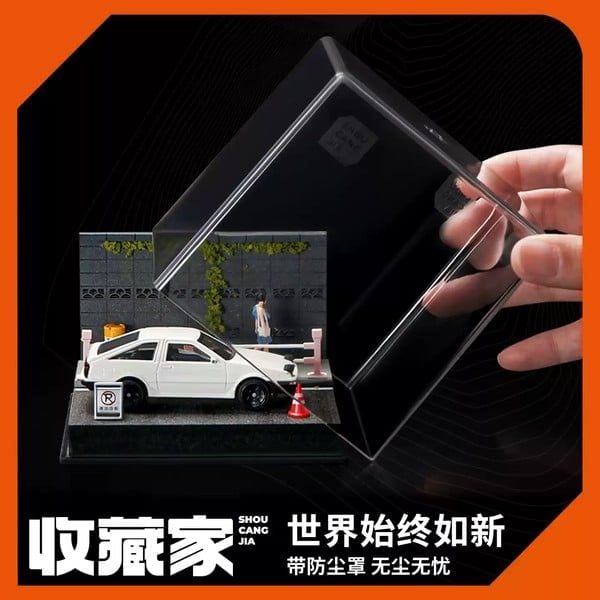  Diorama 1:64 Kèm Hộp Trưng Bày - Bờ Tường Bên Đường 82013 