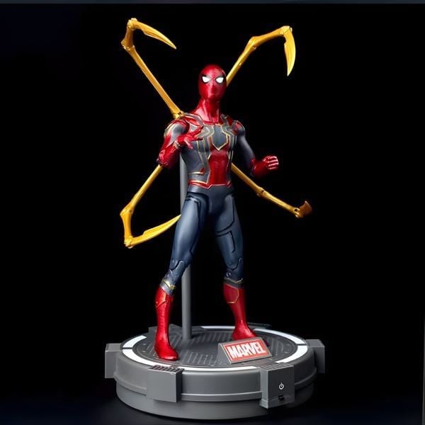  Mô hình Marvel - Iron Spiderman with Luminous Stand - ZD Toys - ZM33 