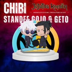 Mô hình Standee Acrylic Chibi Jujutsu Kaisen - Satoru Gojo & Suguru Geto
