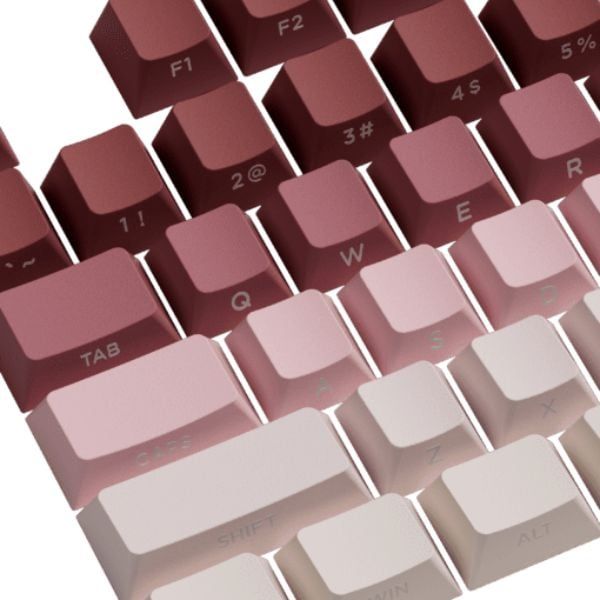  Bộ Keycap bàn phím cơ Veekos Rose Latte Gradient PBT Double-Shot / Cherry profile / 135 nút 
