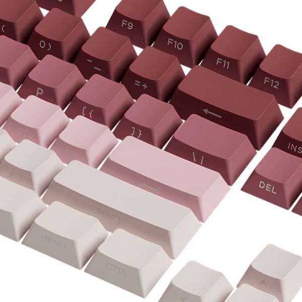  Bộ Keycap bàn phím cơ Veekos Rose Latte Gradient PBT Double-Shot / Cherry profile / 135 nút 