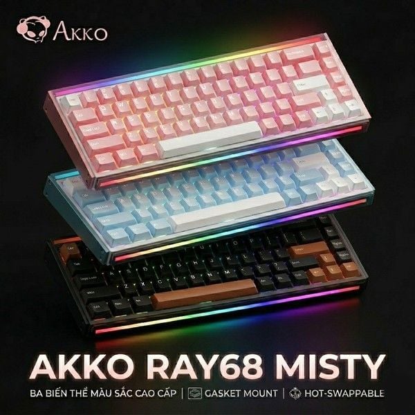 nShop bán Bàn phím cơ không dây AKKO Ray68 giao nhanh tận nhà trong ngày giá tốt