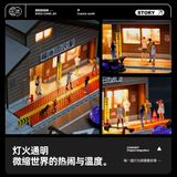  Diorama 1:64 Sân ga Nhật Bản SCJ82027-A 