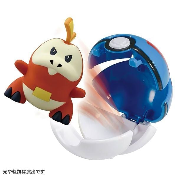 mô hình Pokemon Moncolle PokeDel-Z Fuecoco Great Ball chính hãng takara tomy