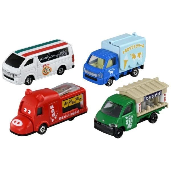 xe mô hình Tomica Food Truck Gift Set chính hãng