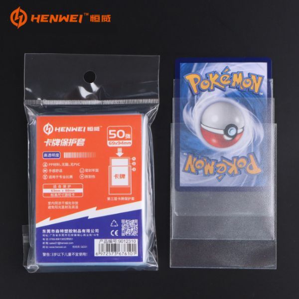  Sleeves bọc bảo vệ bài Pokemon TCG Triple Trong Suốt Nhám 
