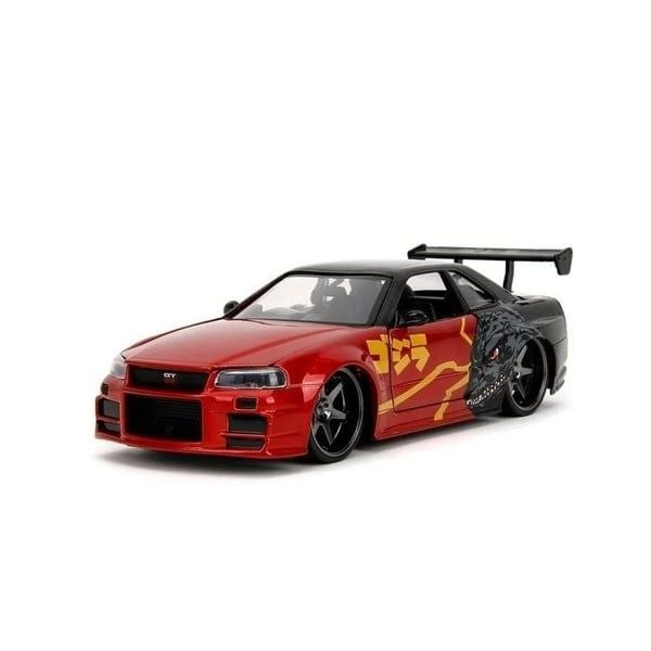ảnh bìa vuông square thumb 1:1 Xe Mô Hình JADA TOYS Godzilla Nissan GT-R R34 tỉ lệ 1:24