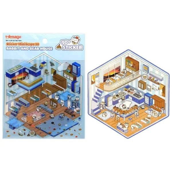  Sticker MiniScape 3D 