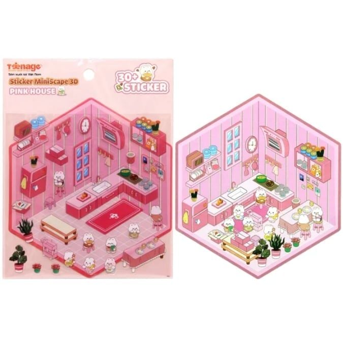  Sticker MiniScape 3D 