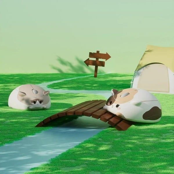  Chuột máy tính Akko Cat Theme Mouse 