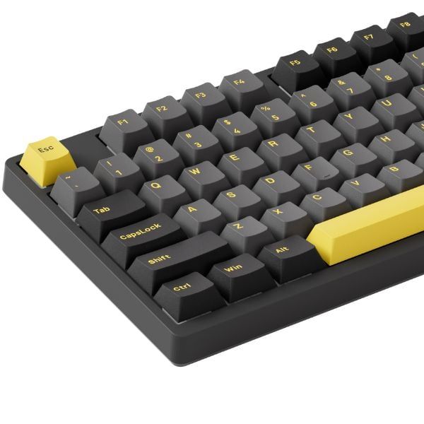  Bàn Phím cơ AKKO 3098B Plus Black & Gold Fairy Silent Switch 