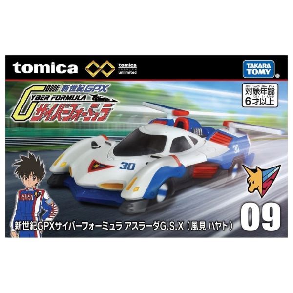 Tomica Premium Unlimited 09 Future GPX Cyber Formula Asurada G.S.X - Hayato Kazami Chính Hãng Tomica