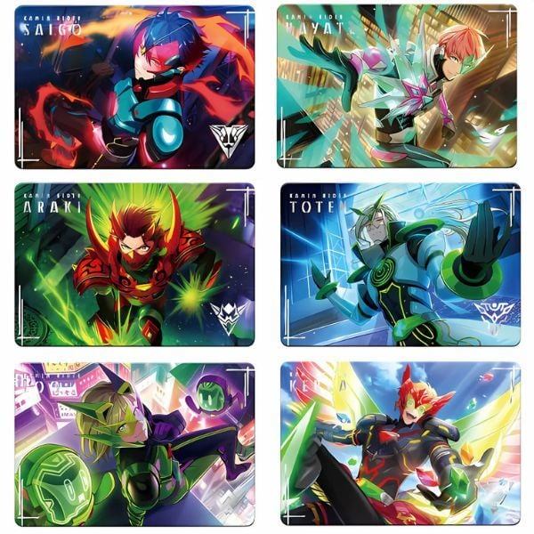  Thẻ Sưu Tập Carddass Kamen Rider - Ride Kamens Metal Card Collection 