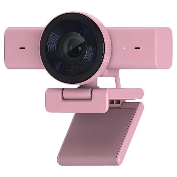Thiết kế ngàm kẹp mở rộng của webcam Razer Kiyo V2 X Quartz nShop