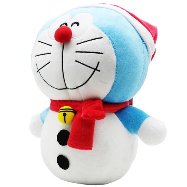  Thú bông Doraemon Giáng Sinh người tuyết 23cm 