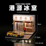  Diorama 1:64 Tiệm giải khát Đài Loan có đèn SCJ389 