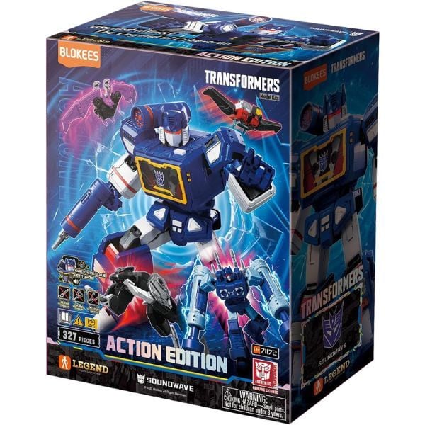  Mô Hình Blokees Transformers Action Edition Soundwave Limited Model Kit 71172 