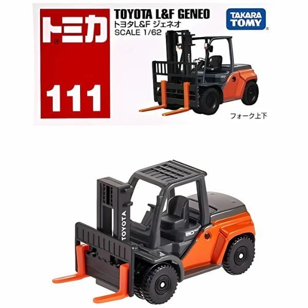 Mô Hình Tomica No. 111 Toyota Geneo Chính Hãng Takara Tomy
