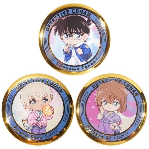  Túi Mù Huy Hiệu Chibi Detective Conan Metallic Ver - Thám Tử Lừng Danh 