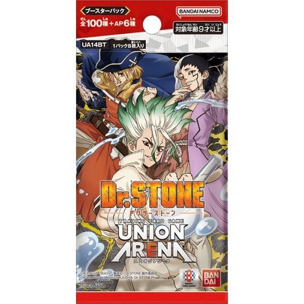 Bài Union Arena TCG UA14BT Dr. Stone Booster Pack tại nShop, sản phẩm chính hãng