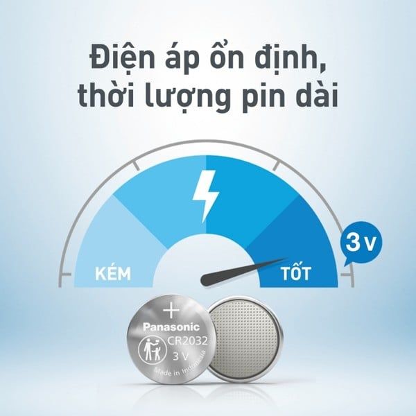  Pin nút áo Panasonic CR2032 