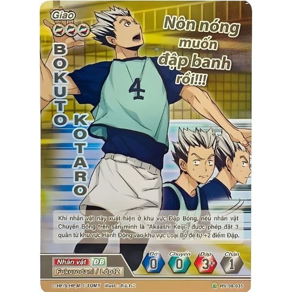  HV-08 Bài Bóng Chuyền Haikyu!! Bộ Cờ Mở Rộng Đợt 8 Đối Thủ Định Mệnh 