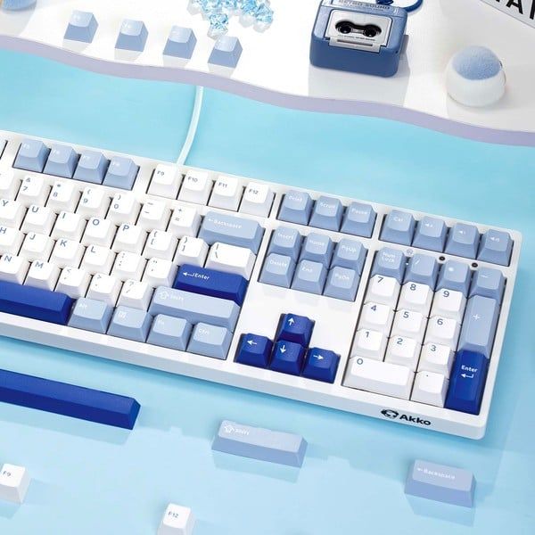  Bàn phím cơ AKKO 3108RF V3 Glacier - USB / Wireless 