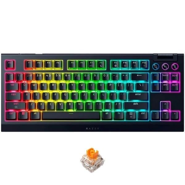 Razer BlackWidow V4 TKL HyperSpeed - Bàn phím cơ Hotswap dùng switch Orange Gen-3 nShop