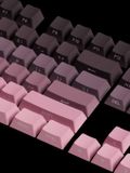  Bộ Keycap bàn phím cơ Veekos Black & Pink Gradient PBT Double-Shot / Cherry profile / 135 nút 