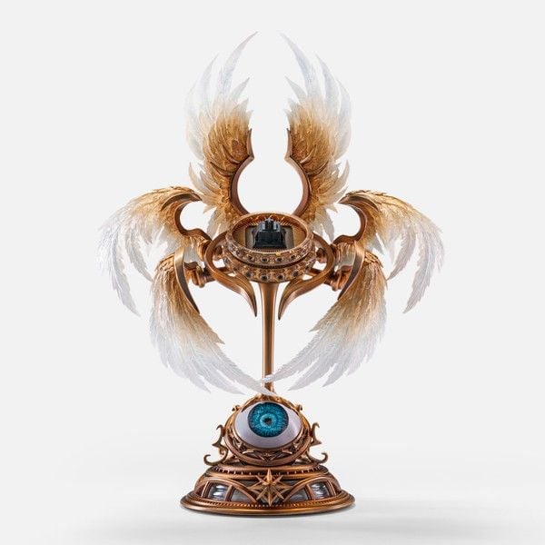  The Celestial Archive Throne Artisan Keycap Holder Dwarf Factory 