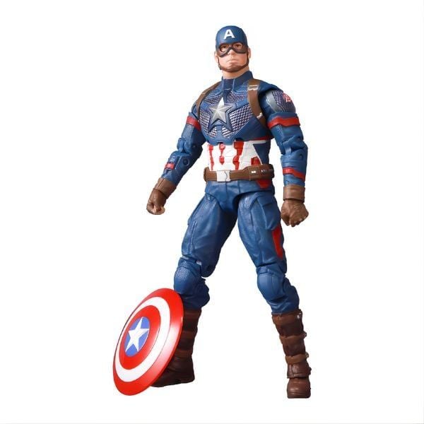 Mô hình Marvel New Captain America with Plastic Holder ZD Toys ZM31 chuẩn nguyên mẫu trong phim, bán tại nShop