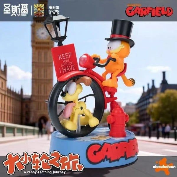 ảnh bìa vuông square thumb 1:1 SOSKILL X Ultra Egg Garfield A Penny-Farthing Journey Kit chính hãng