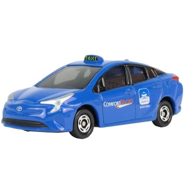 xe mô hình tomica toyota prius comfort singapore taxi blue chính hãng