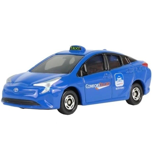  Tomica Toyota Prius Comfort Singapore Taxi Blue 