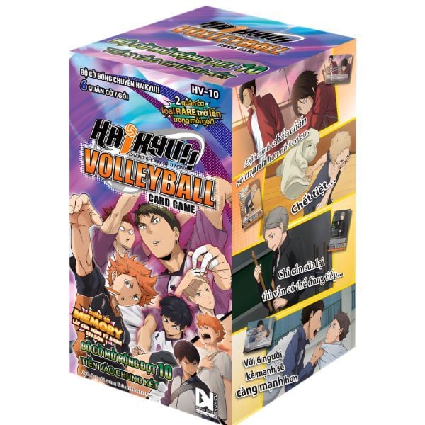 HV-10 Bài Bóng Chuyền Haikyu!! Bộ Cờ Mở Rộng Đợt 10 Tiến Vào Chung Kết bán chính hãng tại nShop