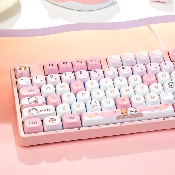  Bàn phím cơ AKKO 3108 RF V3 Yier and Bubu Pink 